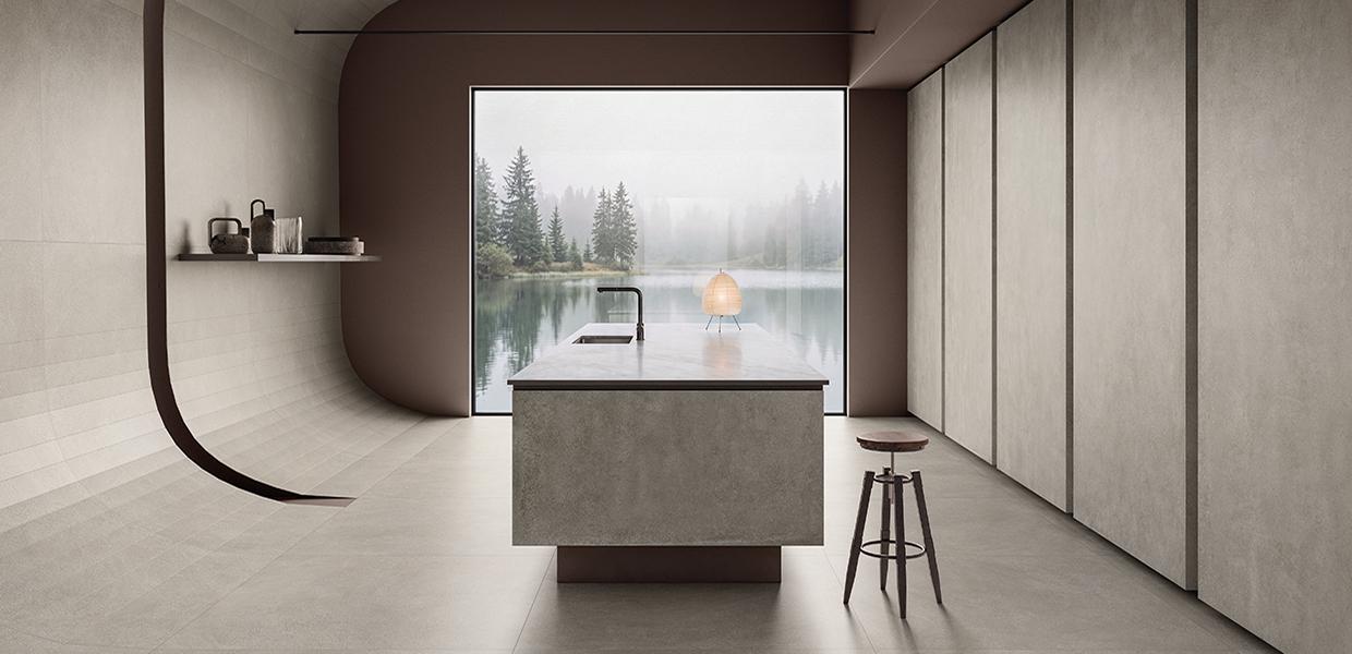 Feinsteinzeug Provenza Unique Concrete Beton Küche Grigio Cemento Colato,grigio Cemento Seminato Bild Galerie | Emilceramica Feinsteinzeug Provenza Unique Concrete Beton Küche Grigio Cemento Colato,grigio Cemento Seminato Bild Galerie | Emilceramica